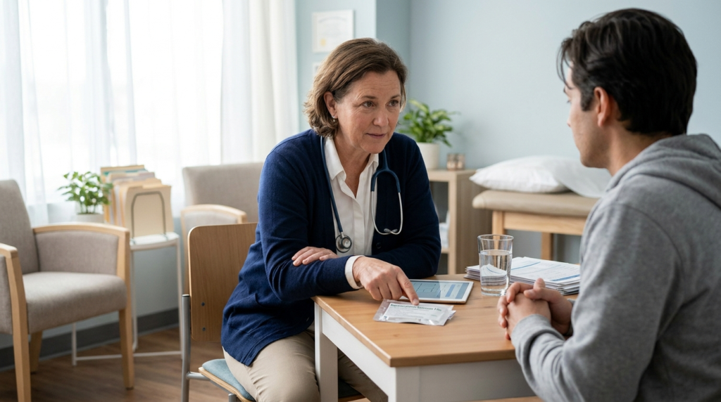 Clinician explains Suboxone induction for opioid addiction recovery