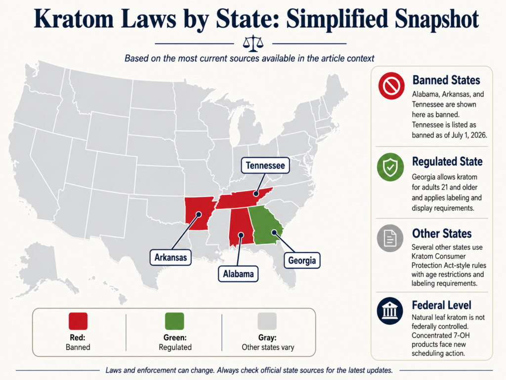Kratom Laws by State