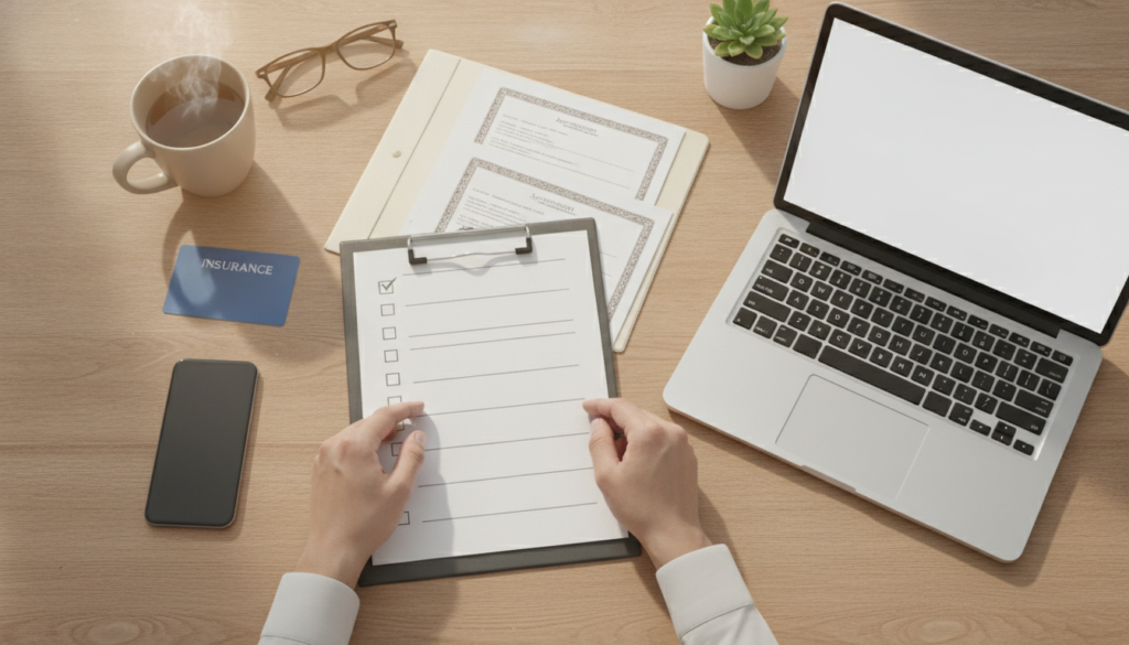 Person checks holistic rehab admissions, insurance, accreditation, and MAT policy