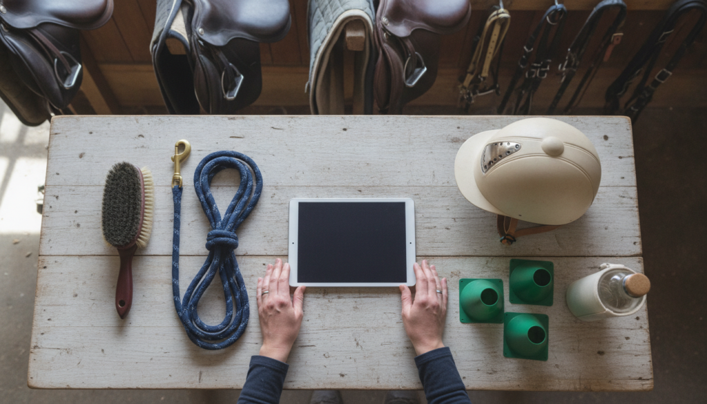 Ground-based equine therapy tools for addiction treatment session planning