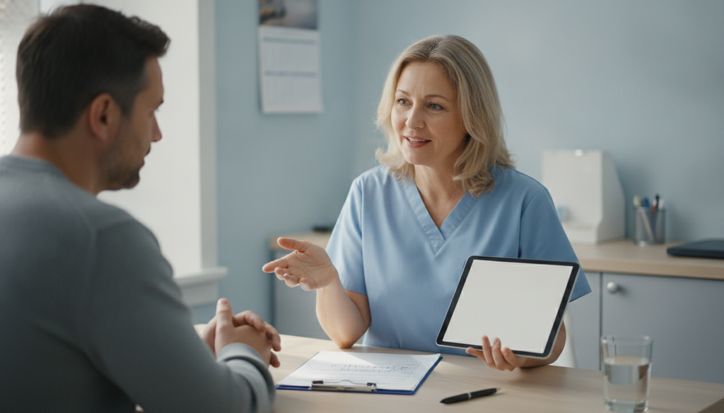Clinician screening patient for binge drinking and alcohol use risks