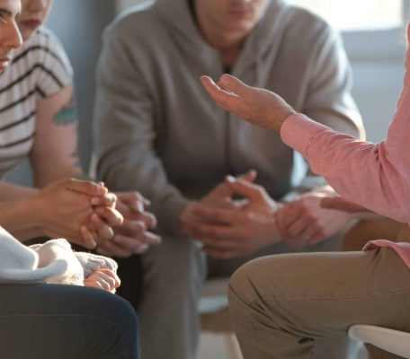 People communicating in Outpatient Rehab Marietta Georgia.